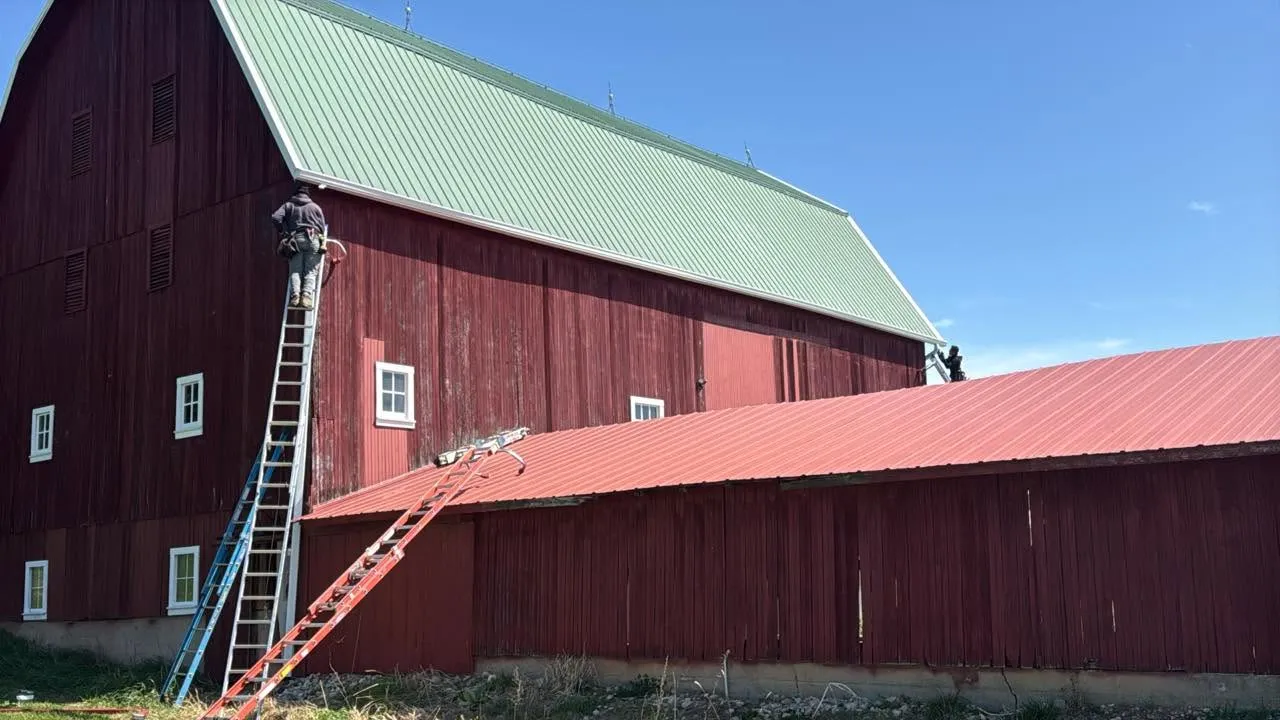 Pole barn construction in Logan County, Ohio