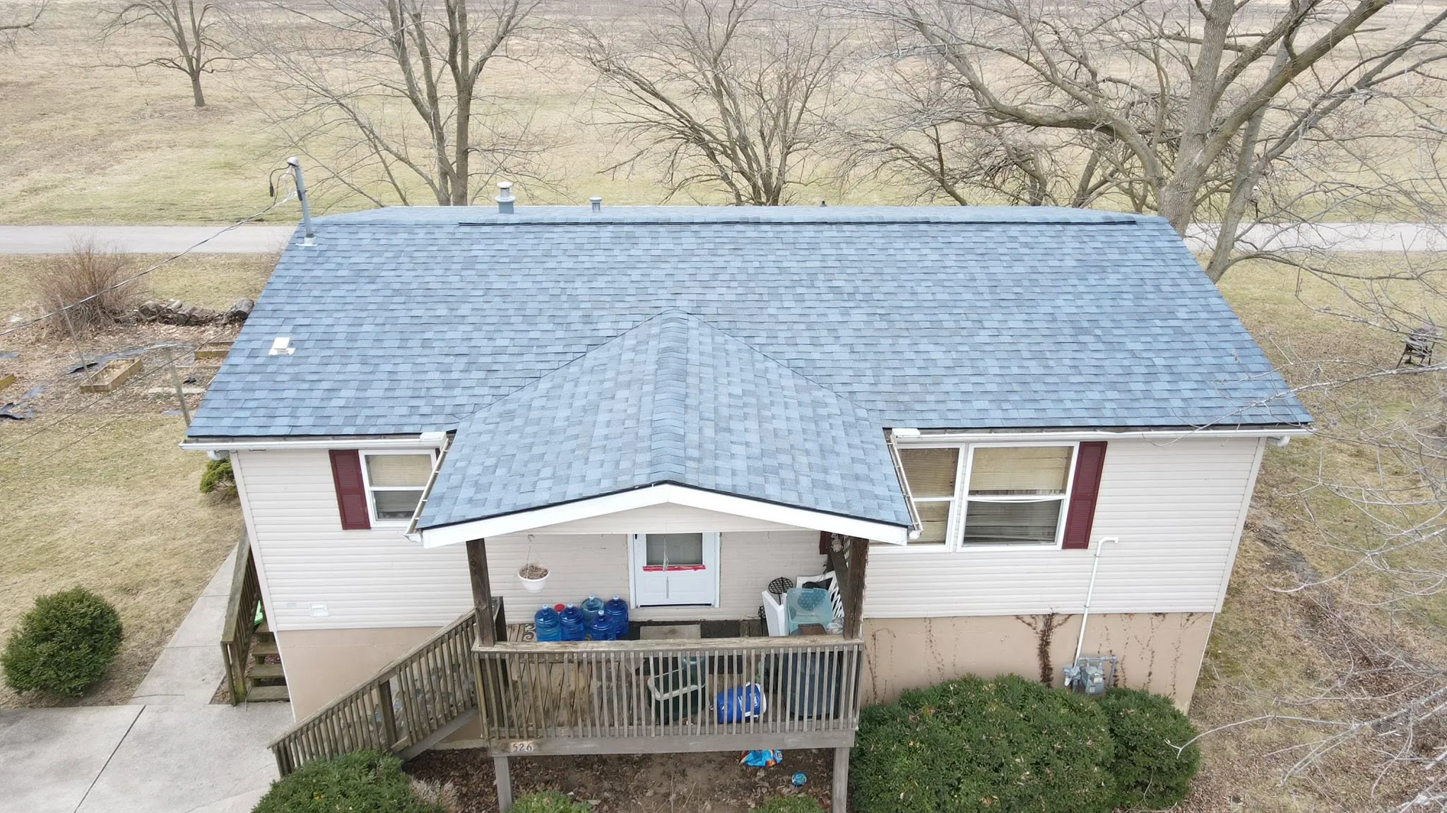 New architectural shingle roof in Logan County, Ohio