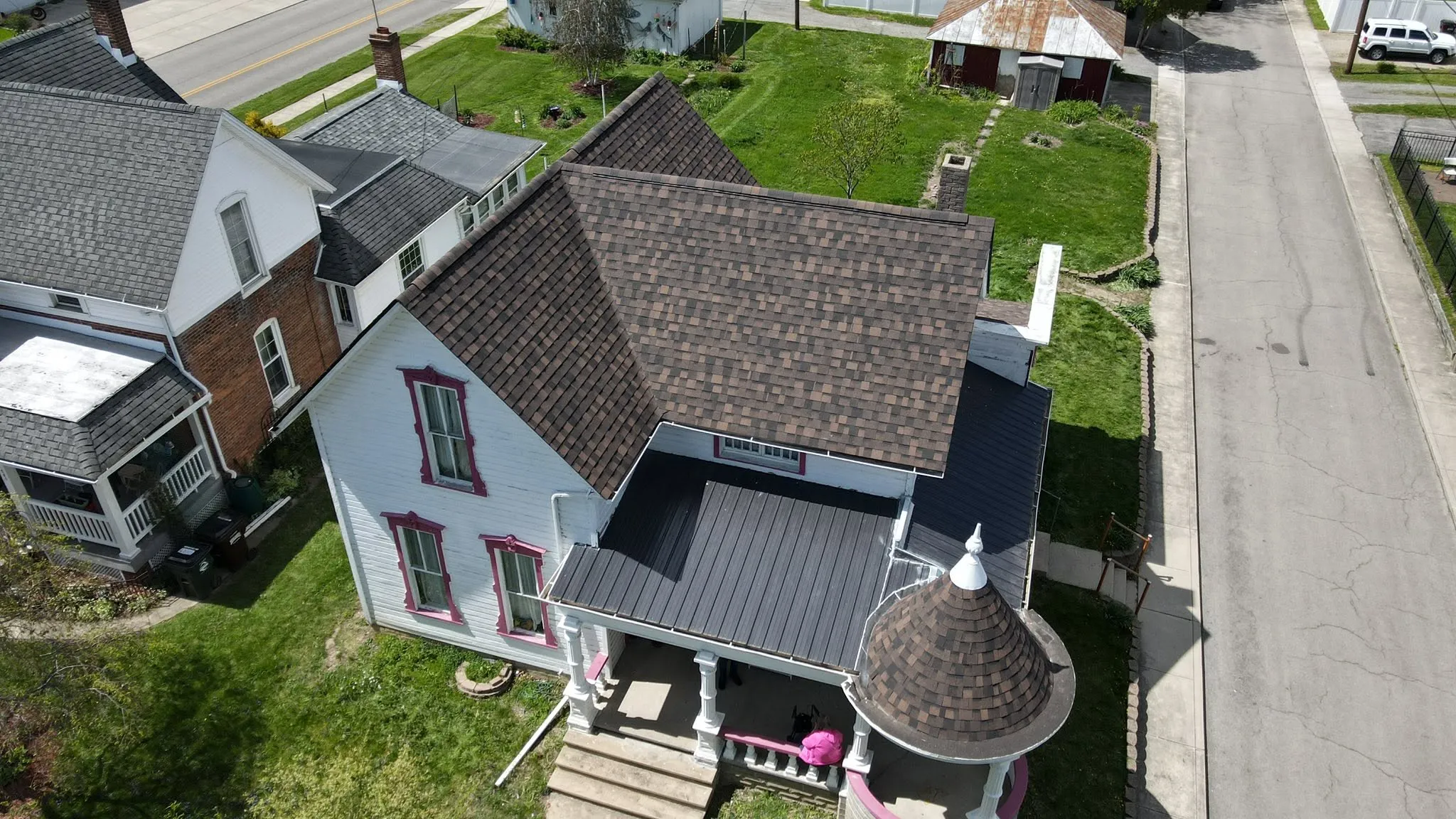 New architectural shingle roof in Logan County, Ohio