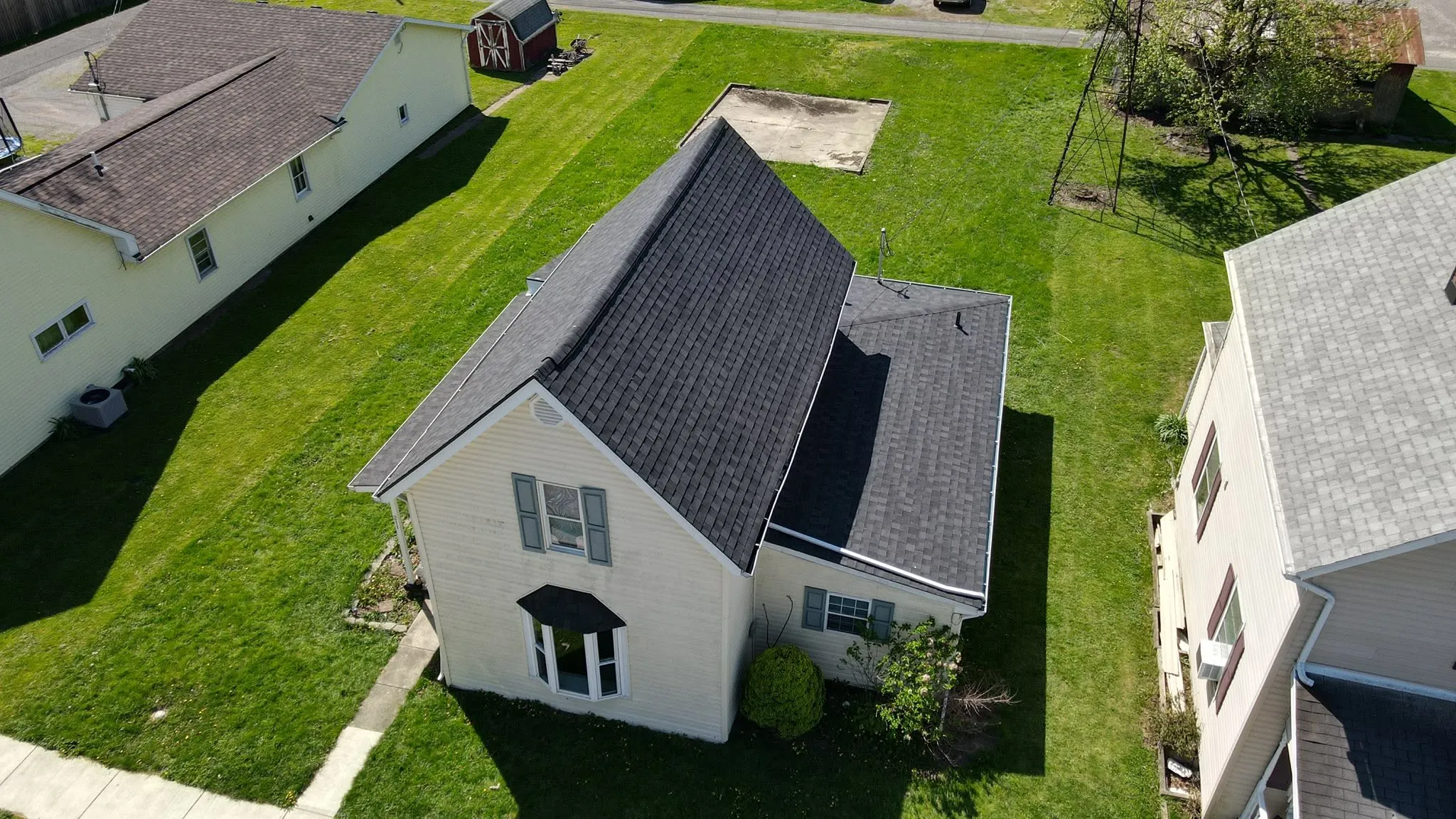 New architectural shingle roof in Logan County, Ohio