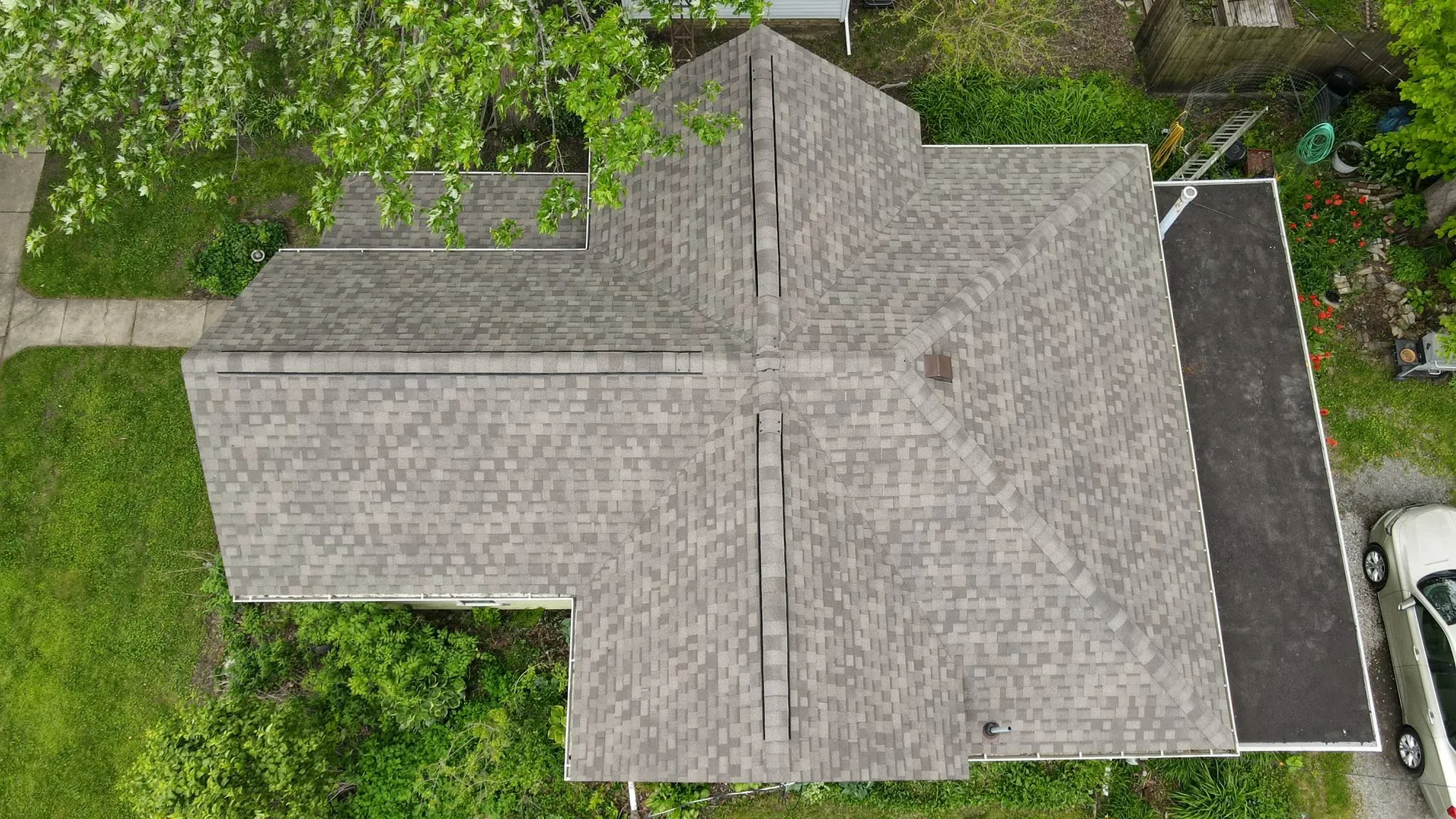 New architectural shingle roof in Logan County, Ohio