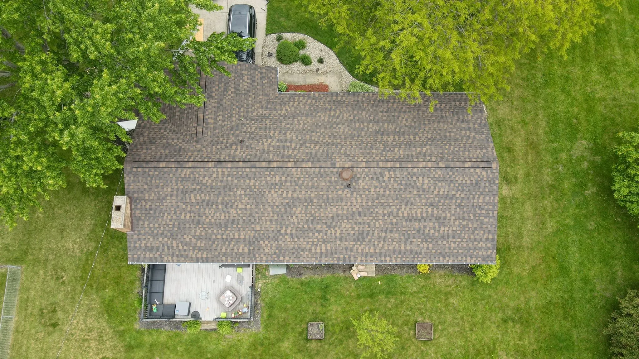 New architectural shingle roof in Logan County, Ohio