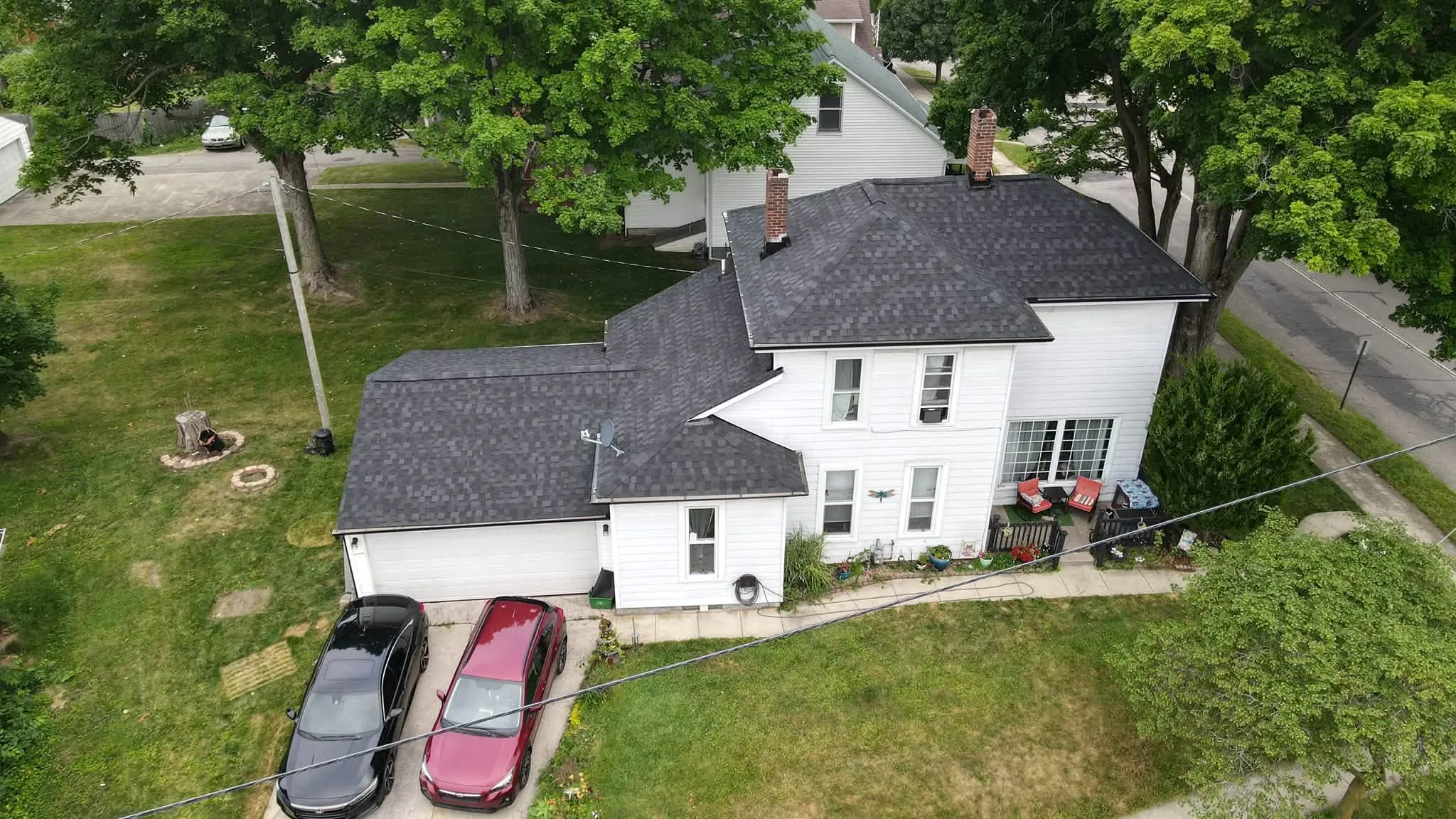 New architectural shingle roof in Logan County, Ohio
