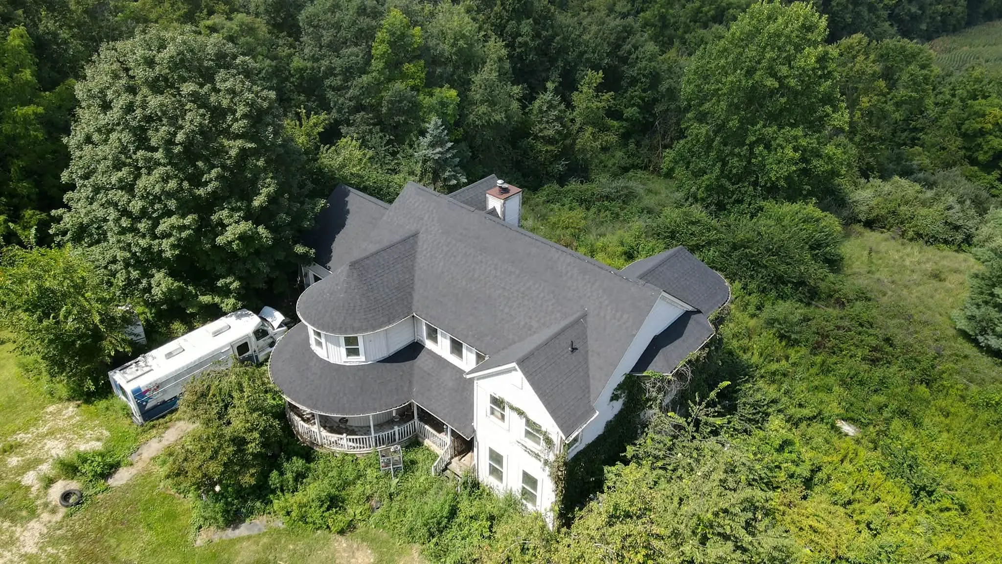 New architectural shingle roof in Logan County, Ohio